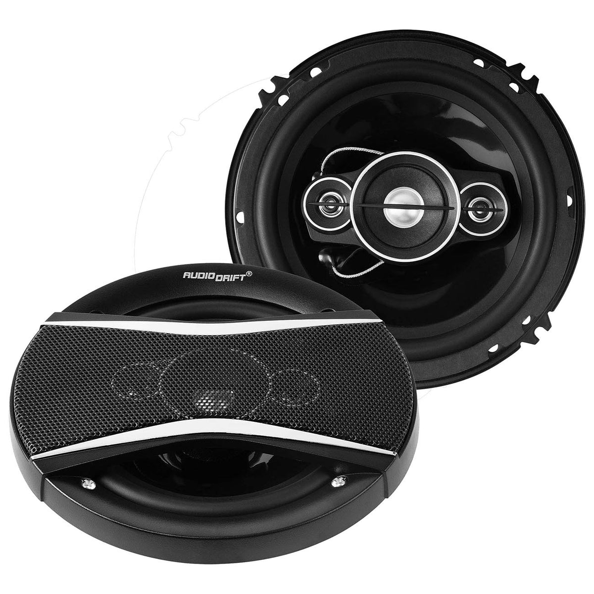 Audiodrift 6.5" 4-Way Speakers, 300W Max
