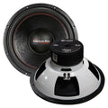 15″ Woofer, 500W RMS/1000W Max, Single 4 Ohm