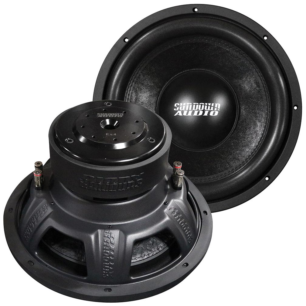 12″ Woofer, 750W RMS/1500W MAX, Dual 4 Ohm