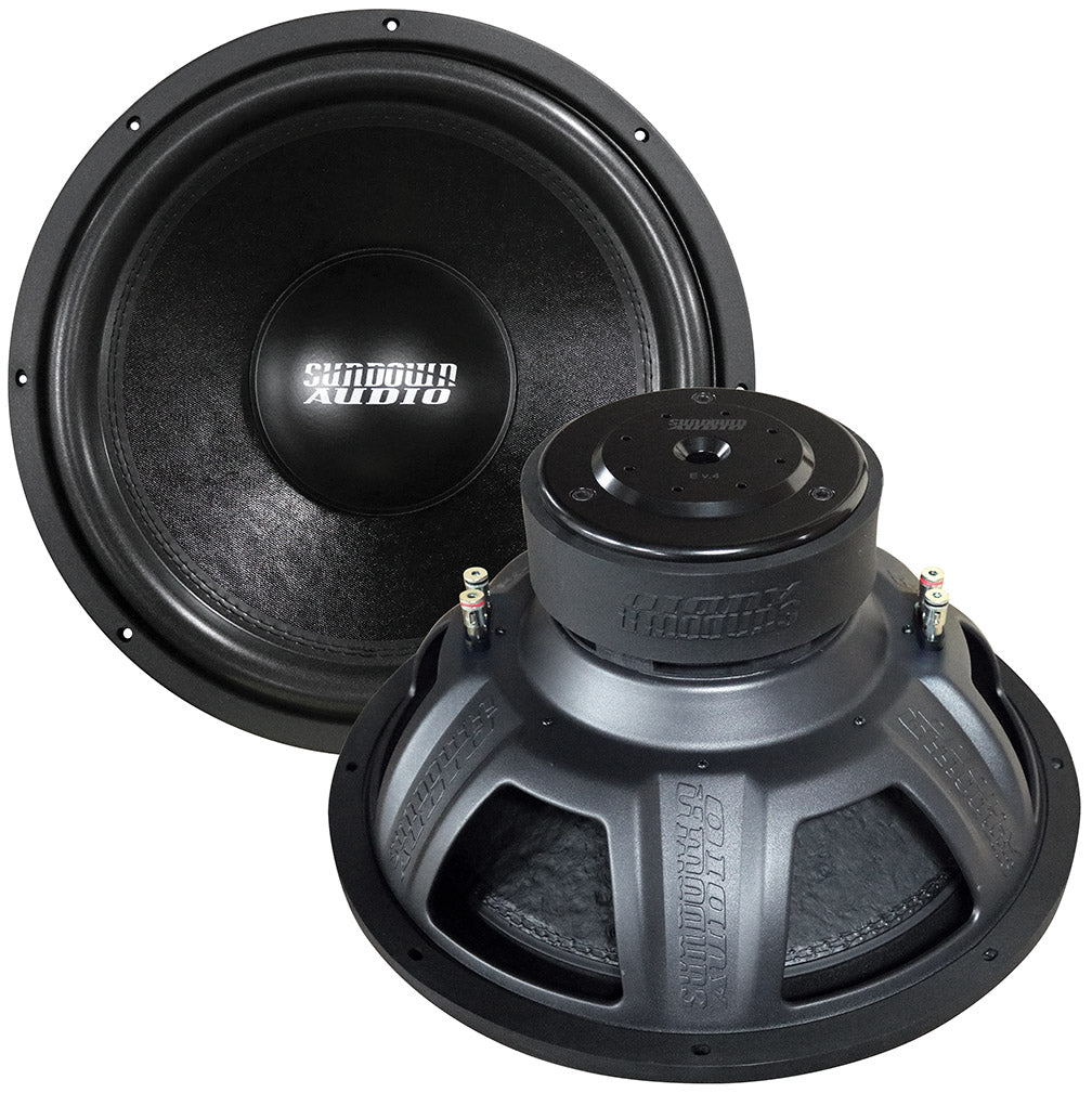 15″ Woofer, 750W RMS/1500W MAX, Dual 2 Ohm