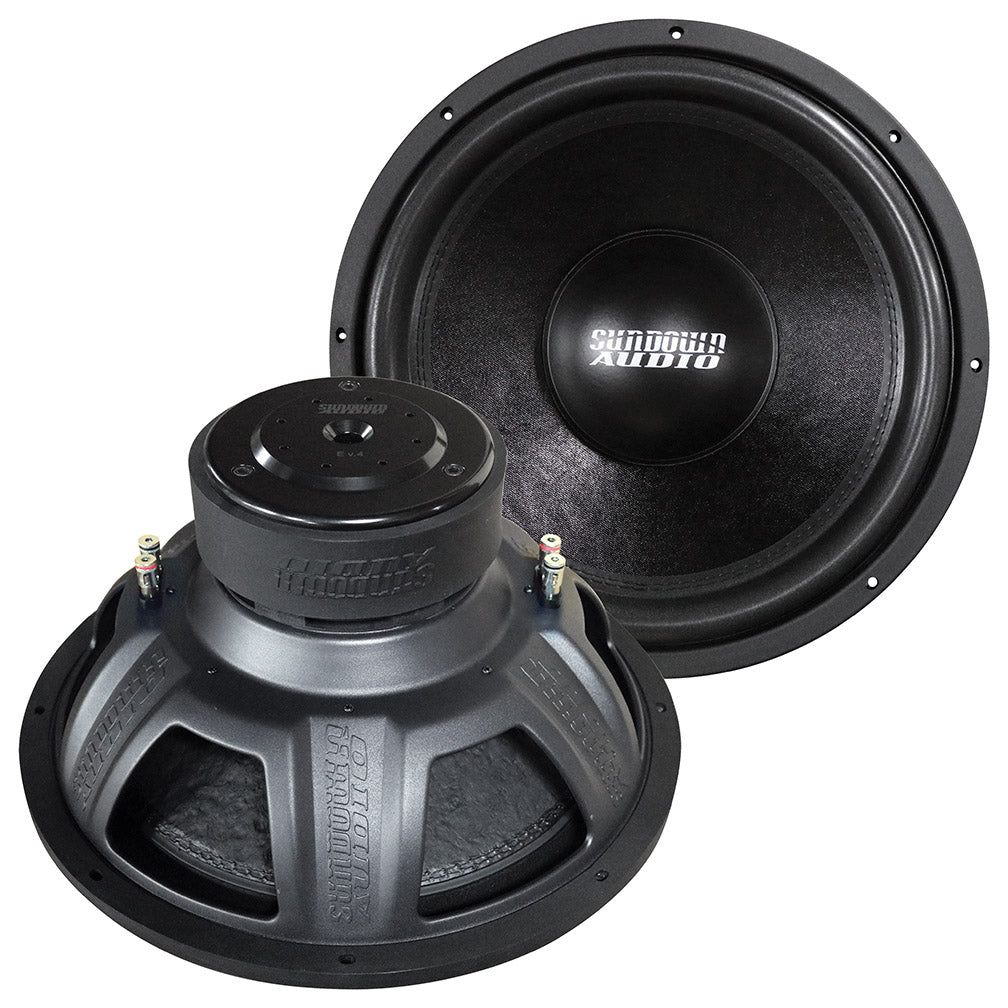 15″ Woofer, 750W RMS/1500W MAX, Dual 4 Ohm