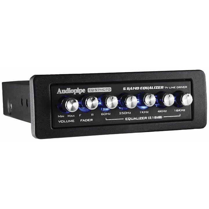 Audiopipe 5-Band Graphic EQ with 7V Line Driver