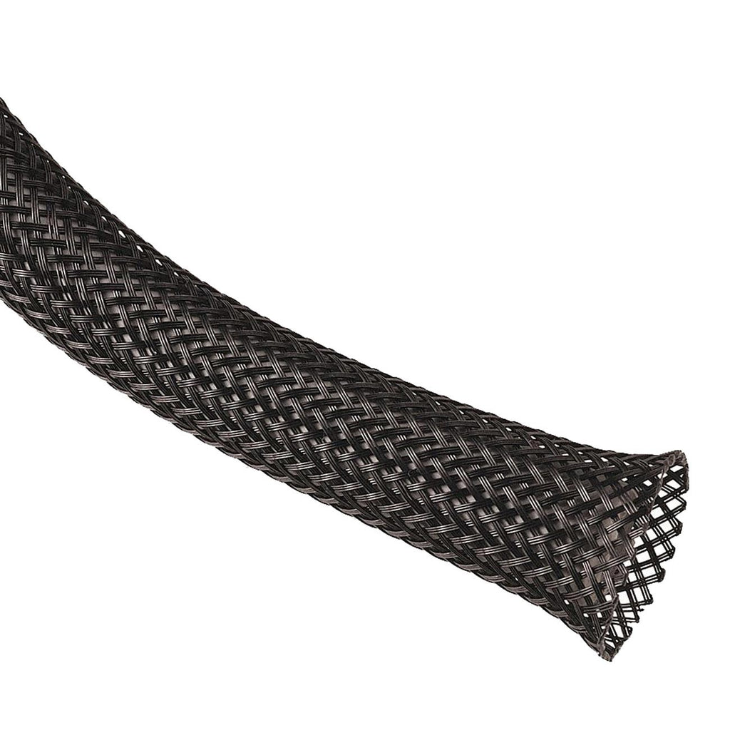 XSCORPION 3/8" Expandable Braided Sleeve – Black (100 feet)
