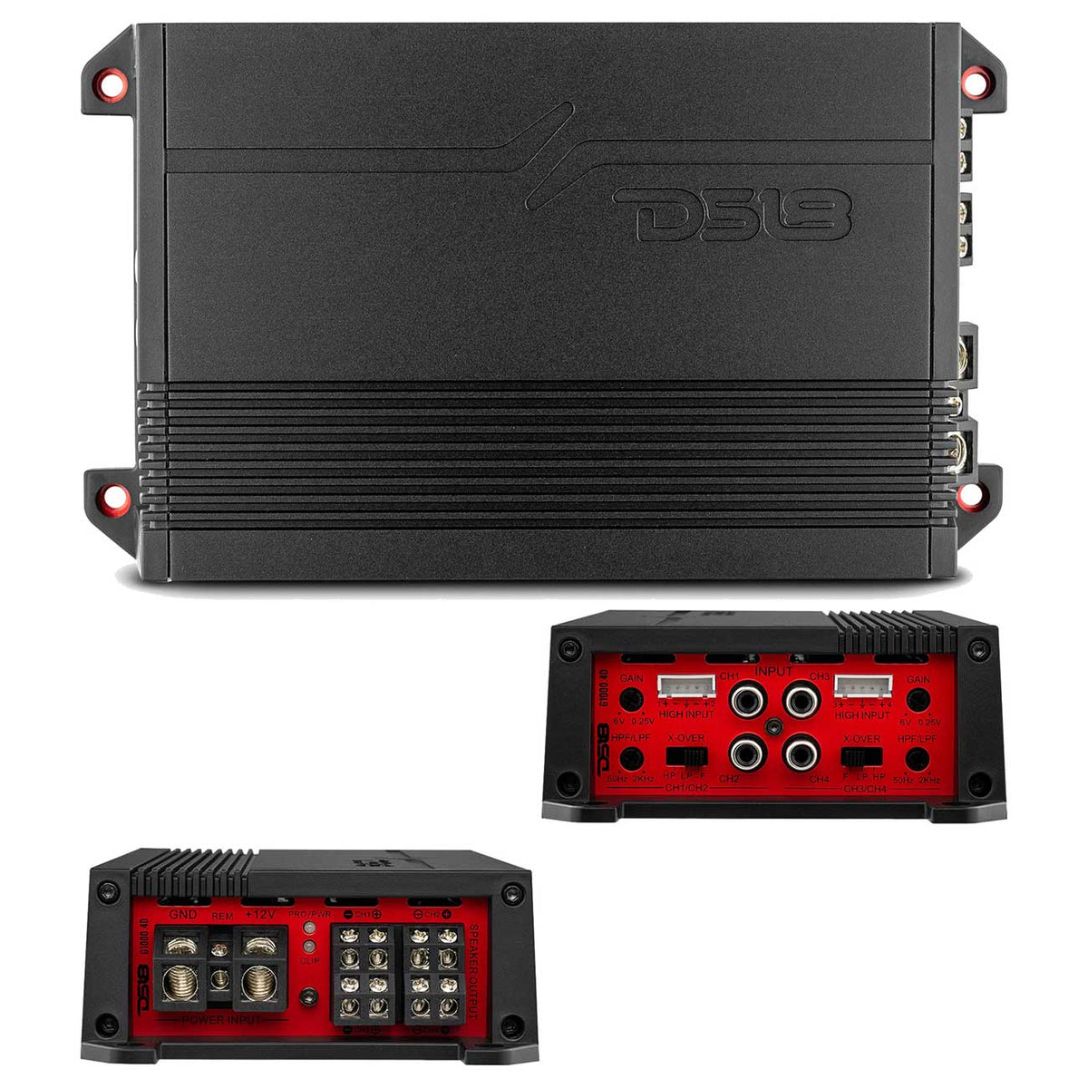 DS18 4 Channel Amplifier, 1000W MAX