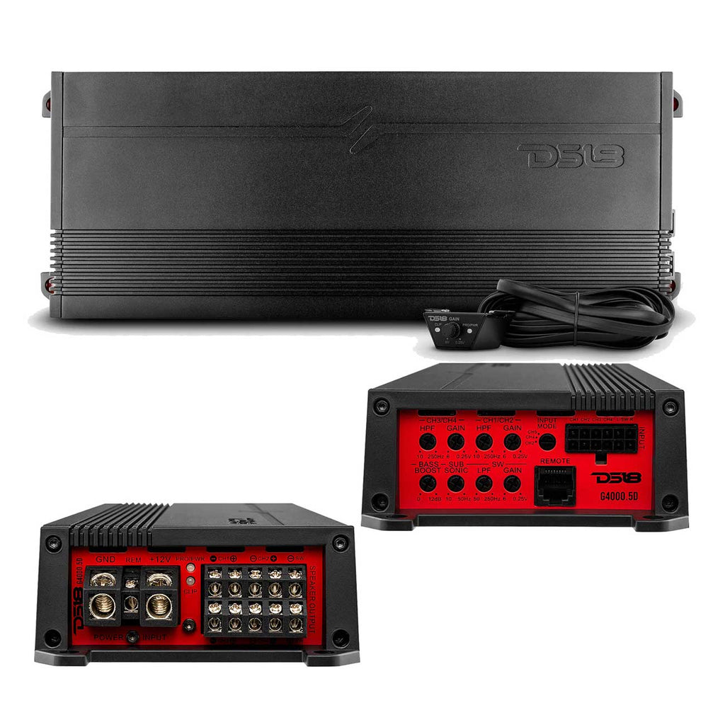DS18 5 Channel Amplifier, 4000W MAX