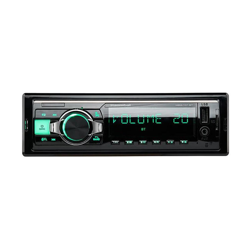 Deaf Bonce Single DIN Mechless MP3/FM Receiver with Bluetooth, USB/SD Inputs