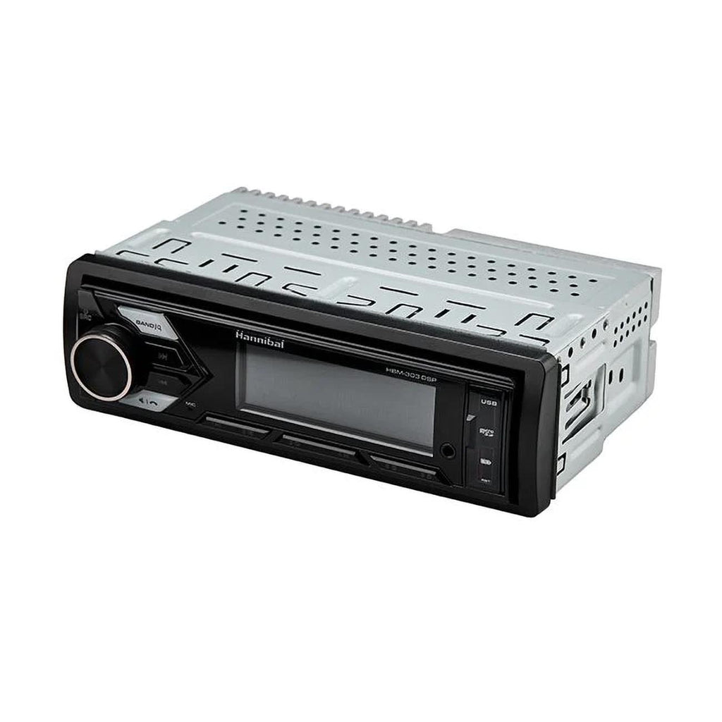Deaf Bonce Single DIN Mechless MP3/FM Receiver with DSP, Bluetooth, USB/SD Inputs