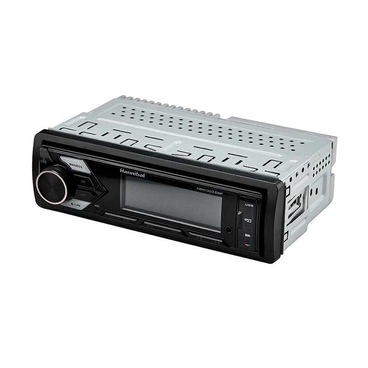 Deaf Bonce Single DIN Mechless MP3/FM Receiver with DSP, Bluetooth, USB/SD Inputs