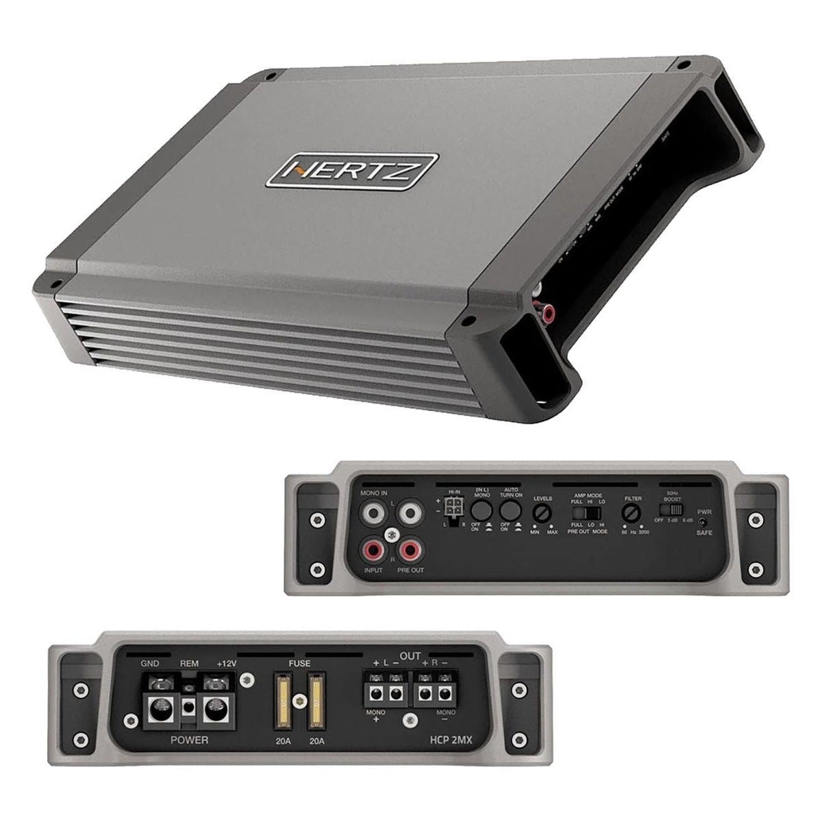 Hertz Marine/Offroad/UTV 2 Channel Amplifier, 800W Max