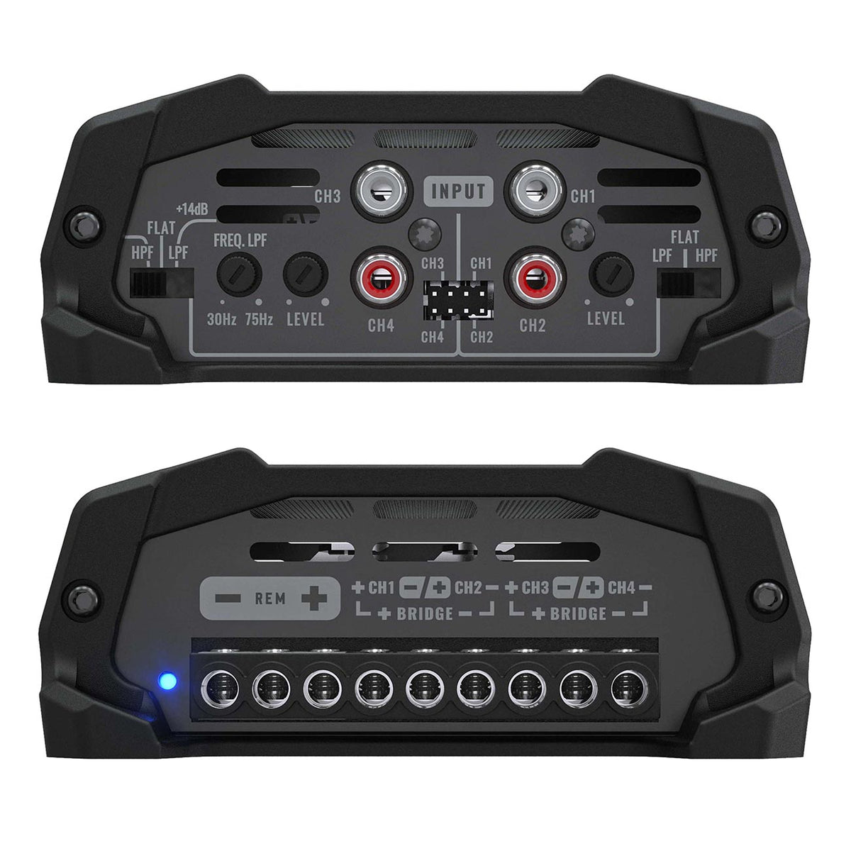 Stetsom High Line Digital 4 Channel Amplifier, 400W RMS @2ohm