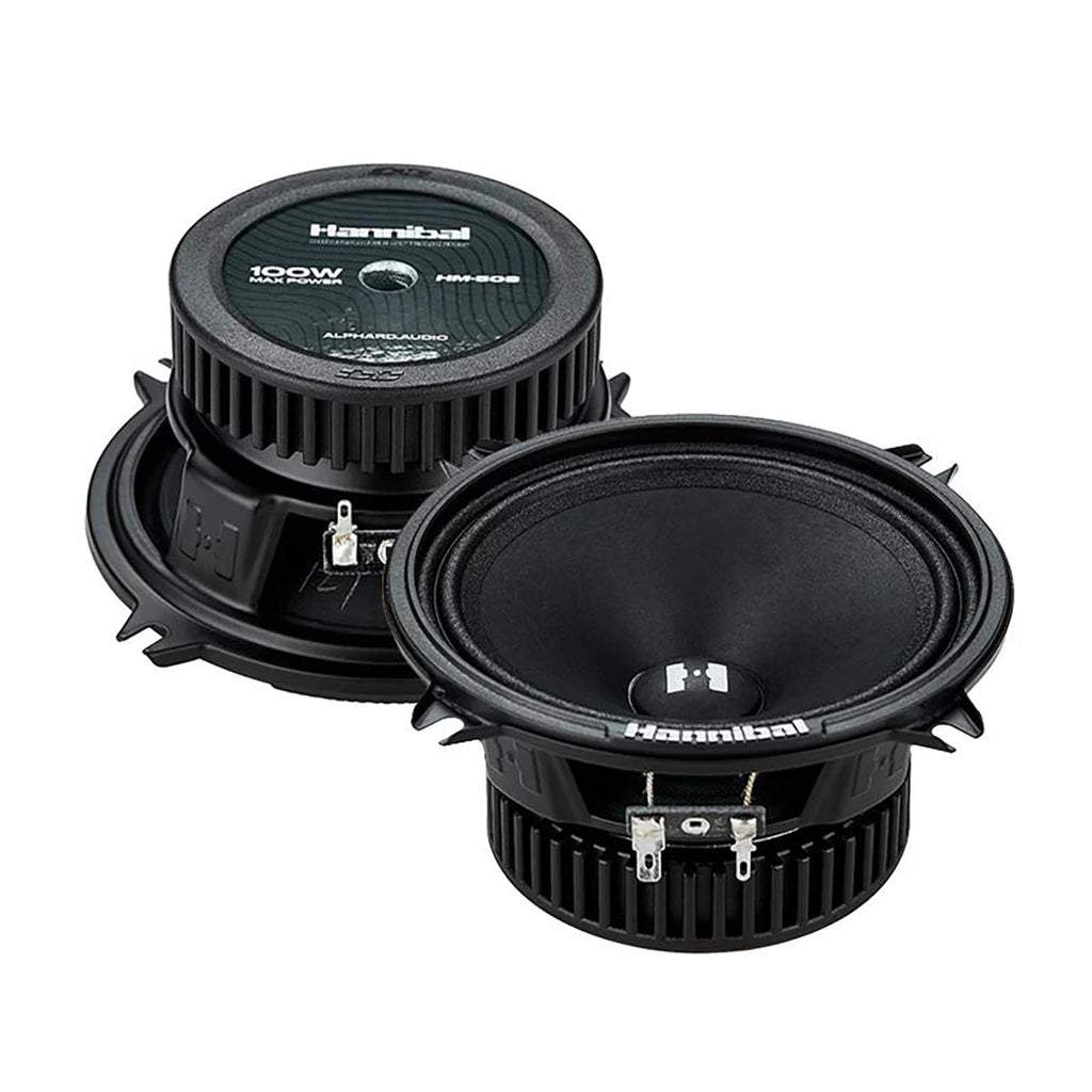 Deaf Bonce Hannibal 5.2" Mid Range Speakers, 100W Max (Pair)