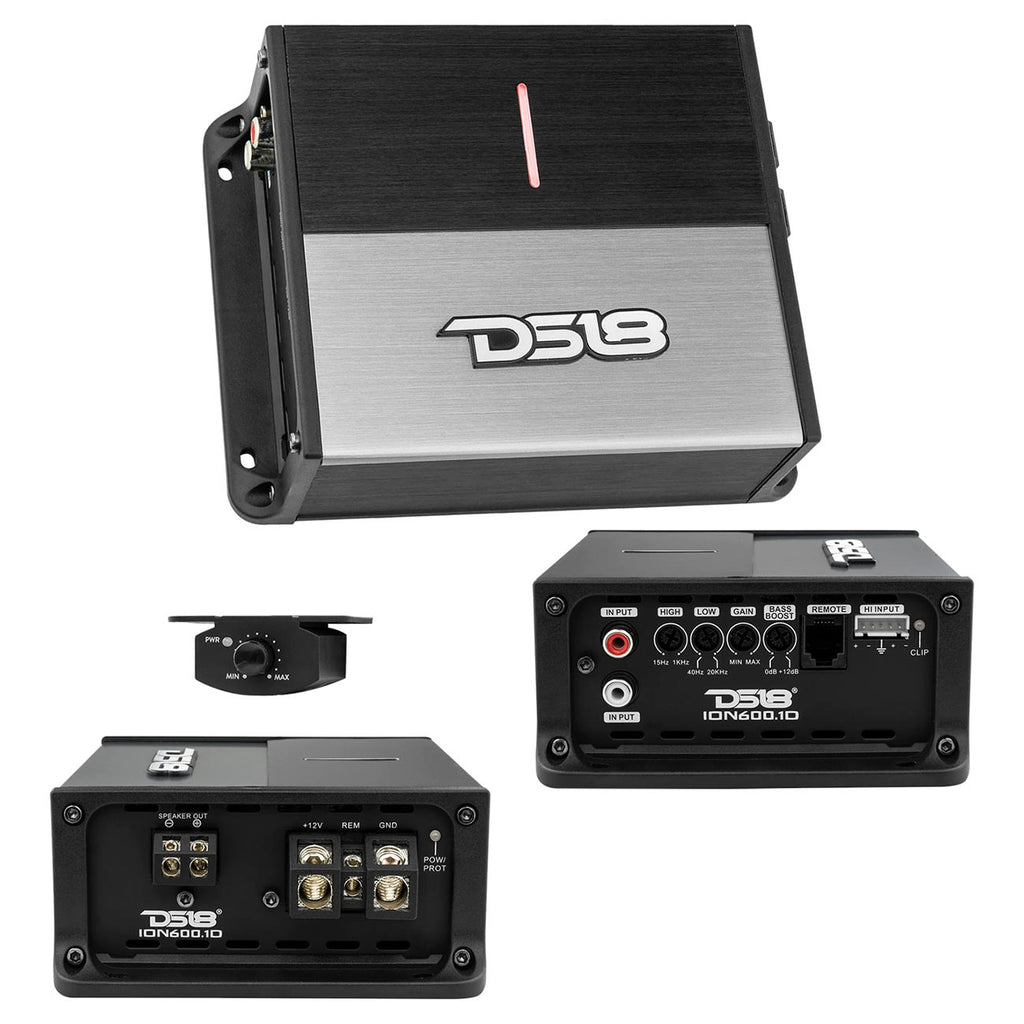 DS18 ION Compact Monoblock Amplifier 600W RMS/1800W Max
