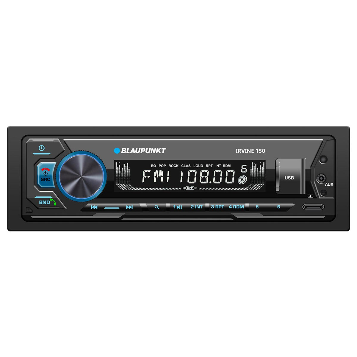 Blaupunkt Detachable Face Mechless AM/FM Receiver with Bluetooth, USB/SD Inputs & Remote