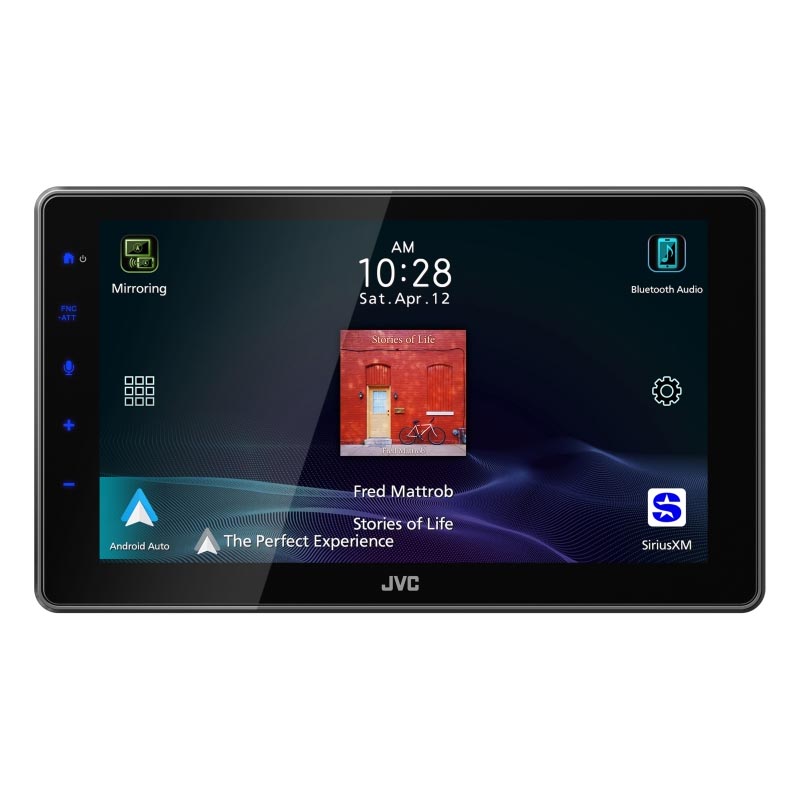 JVC Digital Media Receiver 9" Floating Screen Wired/Wireless Apple CarPlay/Android Auto