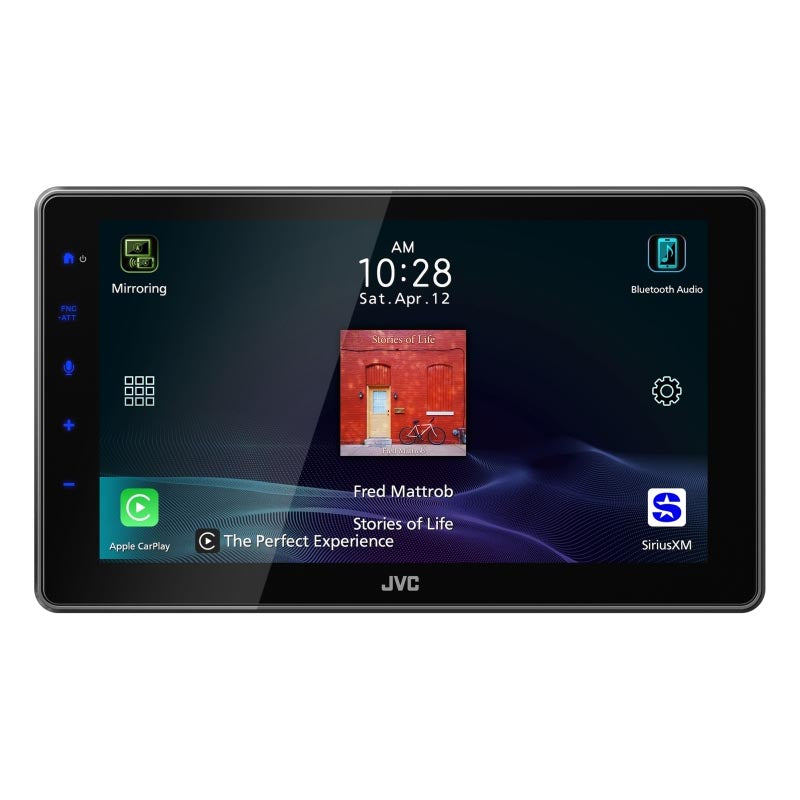 JVC Digital Media Receiver 9" Floating Screen Wired/Wireless Apple CarPlay/Android Auto