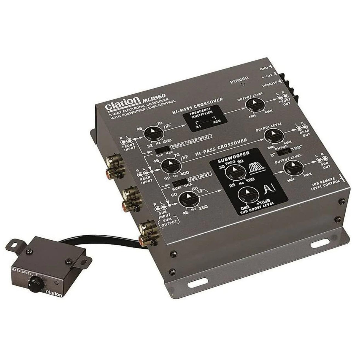 Clarion 3-Way Electronic Crossover