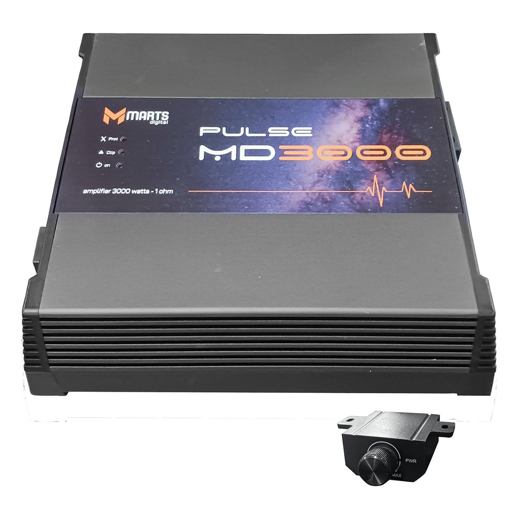 Marts Digital Monoblock Amplifier, 3000W RMS, 1 Ohm Stable