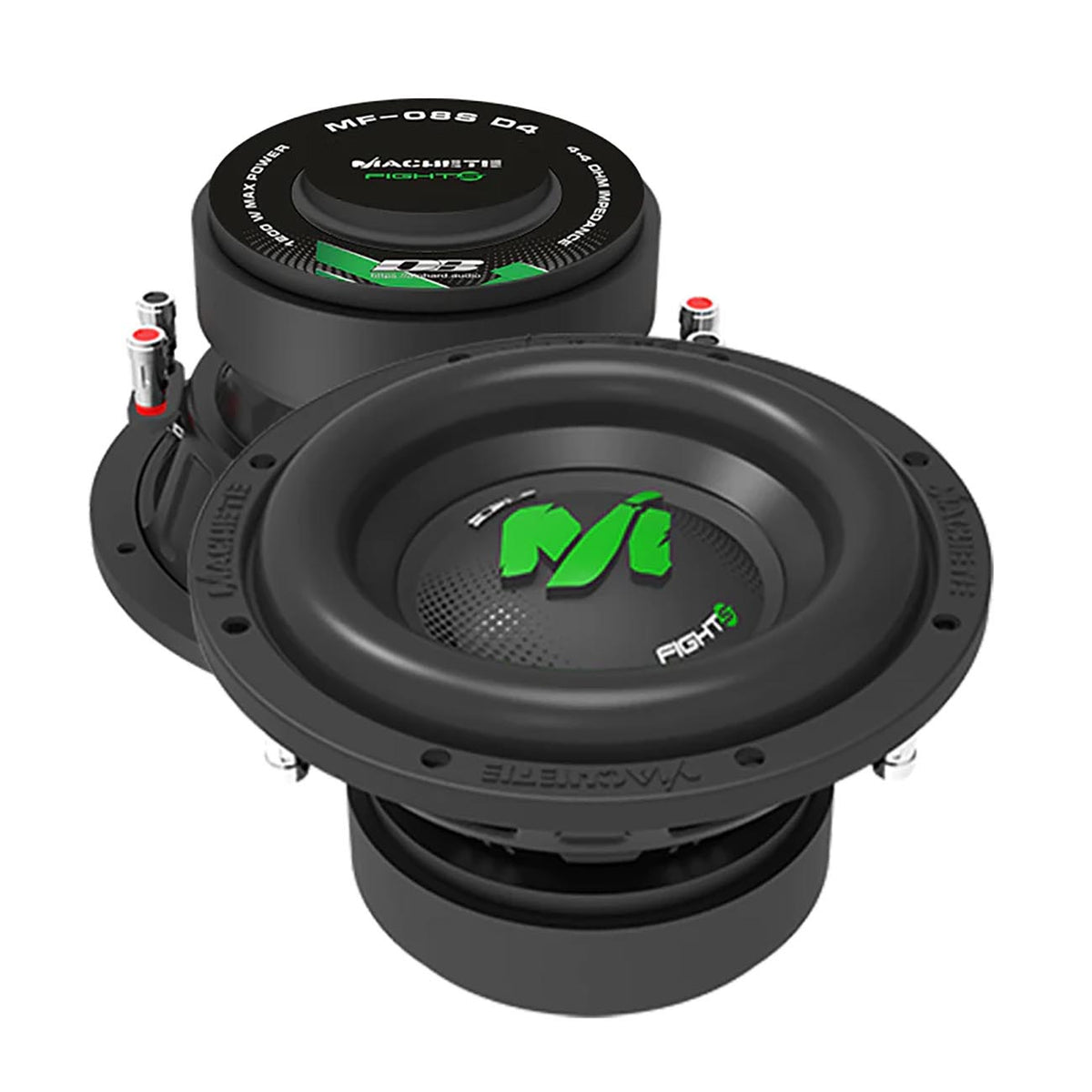 Machete 8″ Woofer, 600W RMS/1200W Max, Dual 4 Ohm