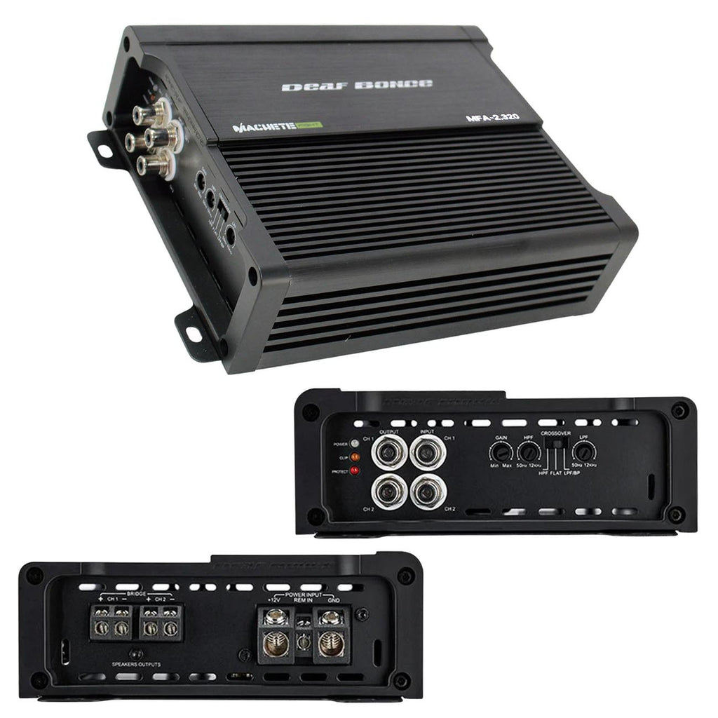 Deaf Bonce Machete 2 Channel Amplifier, 960W RMS