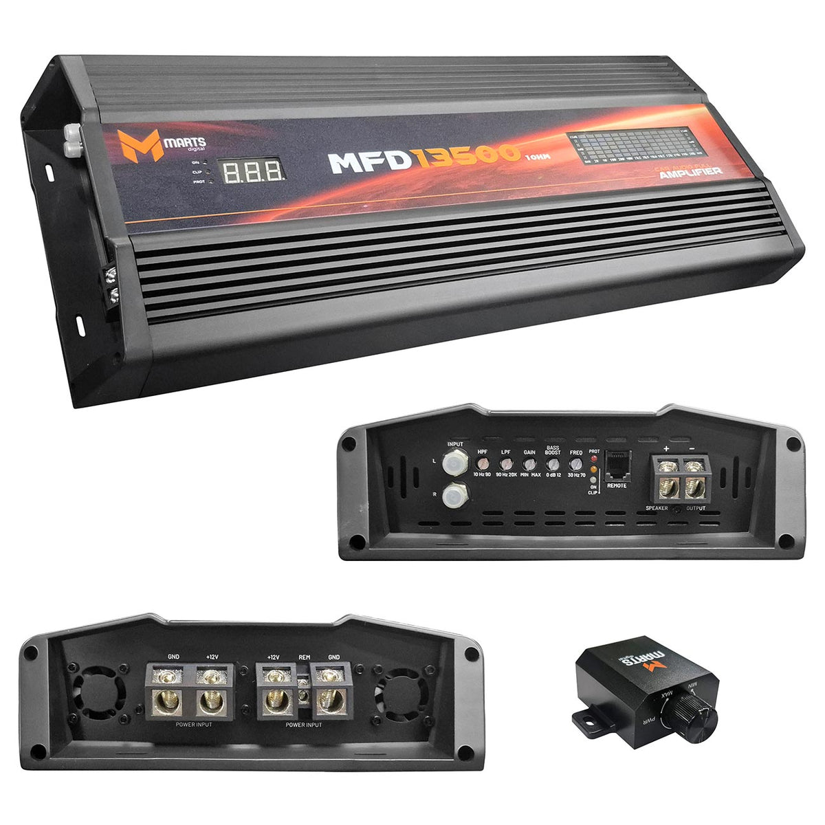 Marts Digital Pulse Full Range Monoblock Amplifier, 12,890W RMS