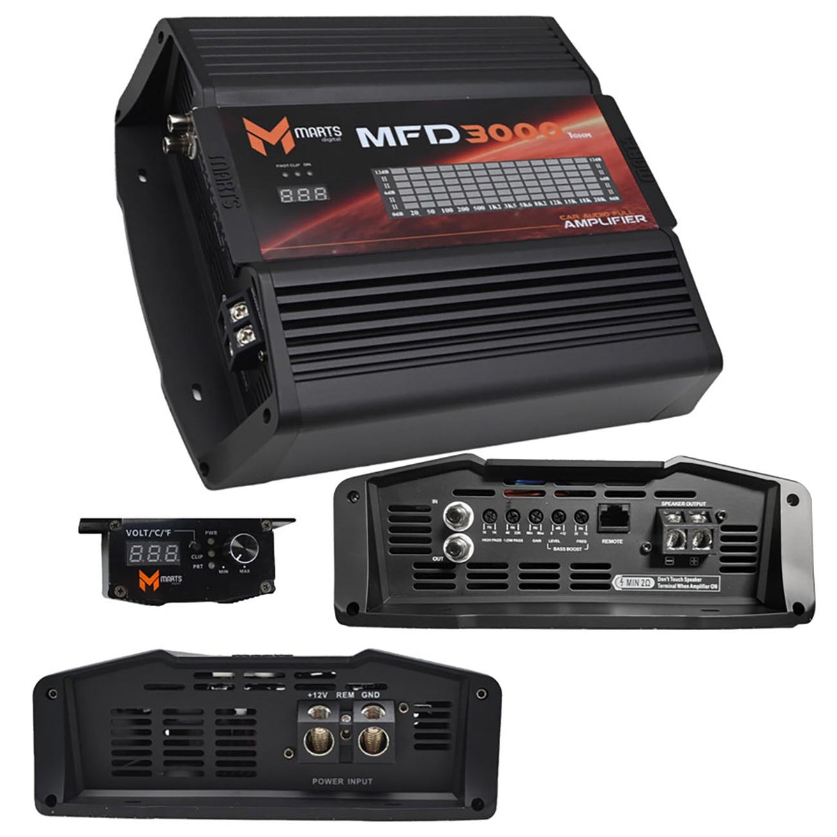 Marts Digital Full Range Monoblock Amplifier, 3000W RMS