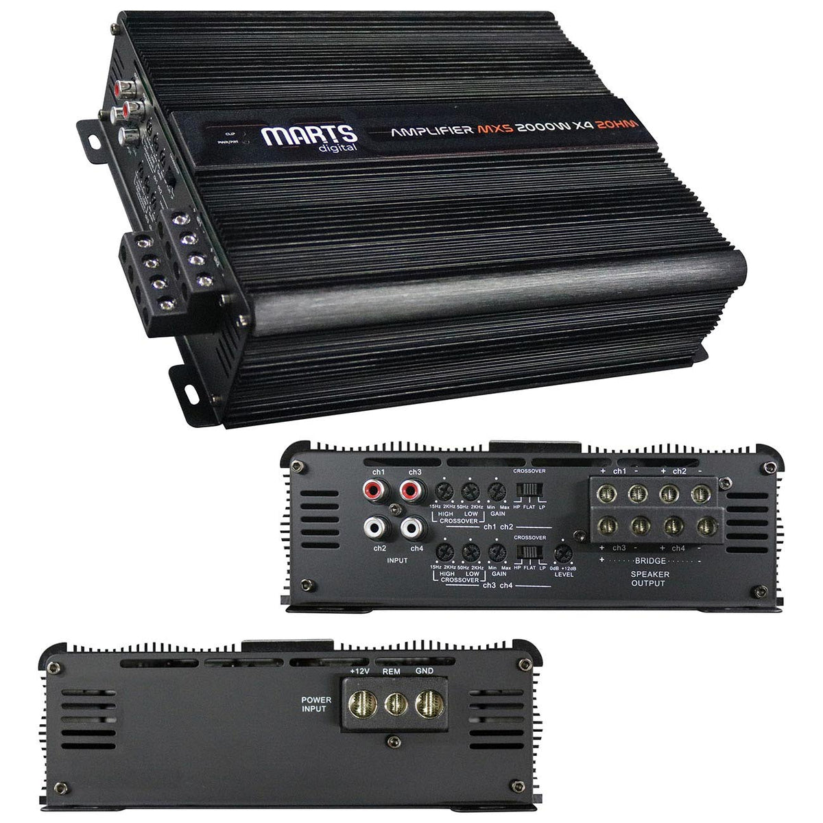 Marts 4 Channel Amplifier, 2000W RMS