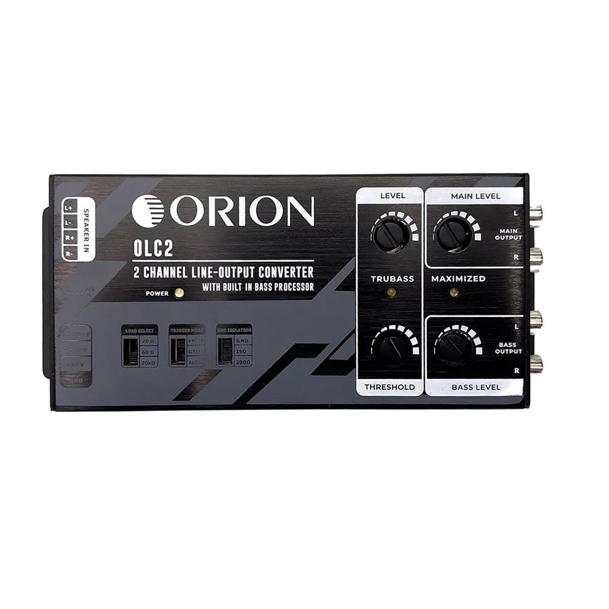 Orion 2-Channel Line Out Converter With Bass Processor