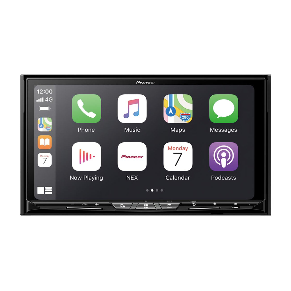 Pioneer Double DIN 7" NAVIGATION Receiver with CD/DVD player, Apple CarPlay®, Android Auto™, Pioneer Vozsis with Alexa app., Bluetooth® - Multimedia Receiver with Built-in Wifi® & Dual-Zone Control
