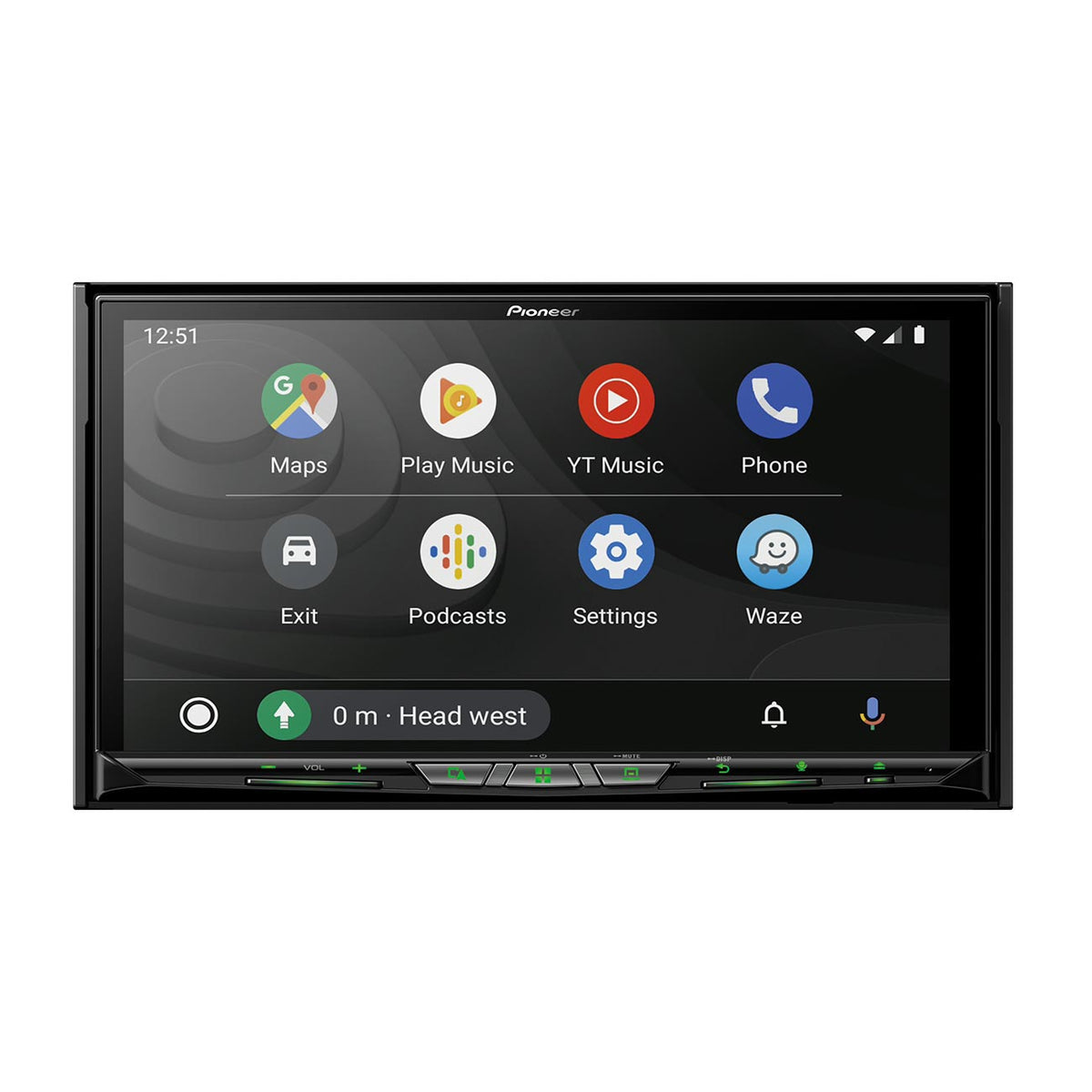 Pioneer Double DIN 7" NAVIGATION Receiver with CD/DVD player, Apple CarPlay®, Android Auto™, Pioneer Vozsis with Alexa app., Bluetooth® - Multimedia Receiver with Built-in Wifi® & Dual-Zone Control