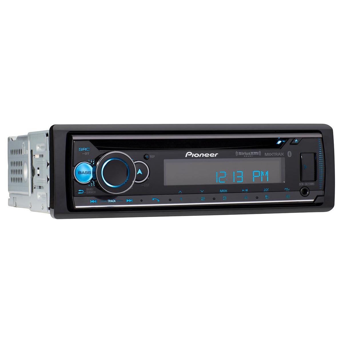 Pioneer Single DIN Detachable Face CD Audio Receiver with Enhanced Audio Functions, Pioneer Smart Sync App Compatibility, MIXTRAX®, Built-in Bluetooth®, SiriusXM-Ready™