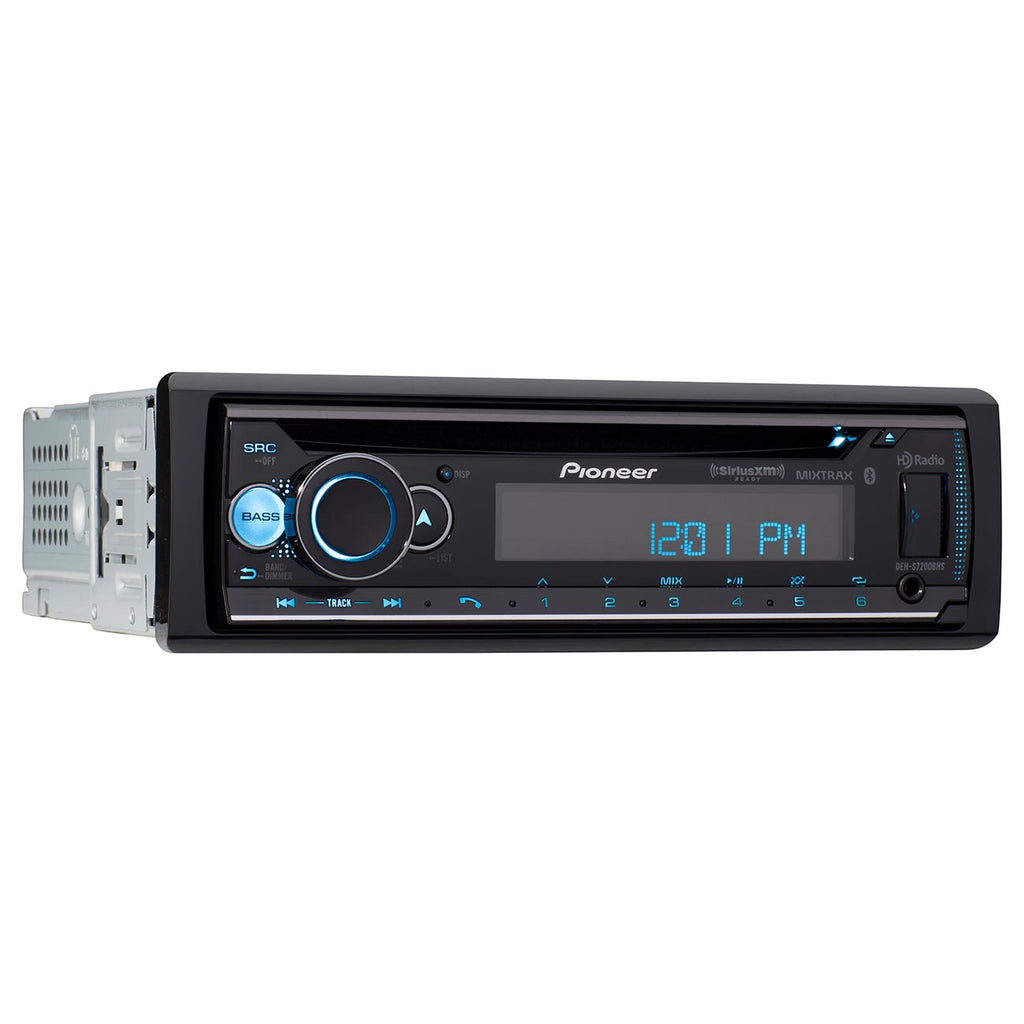 Pioneer Single DIN Detachable Face CD Audio Receiver with Enhanced Audio Functions, Pioneer Smart Sync App Compatibility, MIXTRAX®, Bluetooth®, SiriusXM-Ready™, HD Radio™