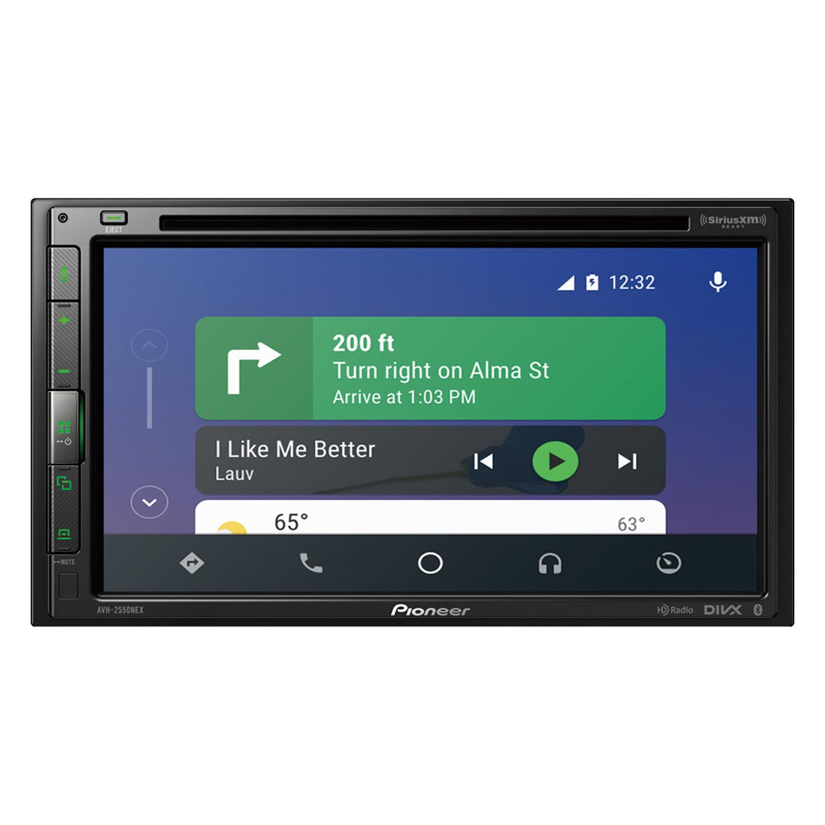 Pioneer Double DIN Modular 6.8" Display Mechless Digital Media Receiver, Apple CarPlay®, Android Auto™, Amazon Alexa via Pioneer Vozsis, Bluetooth®, HD Radio™, SiriusXM-Ready™