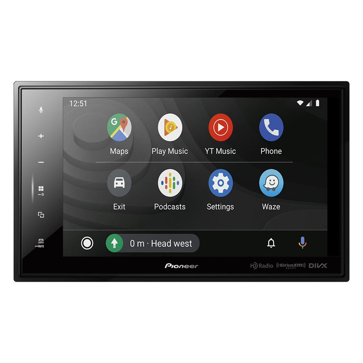 Pioneer Double DIN Modular 8" Display Mechless Digital Media Receiver, Apple CarPlay®, Android Auto™, Amazon Alexa via Pioneer Vozsis, Bluetooth®, HD Radio™, SiriusXM-Ready™