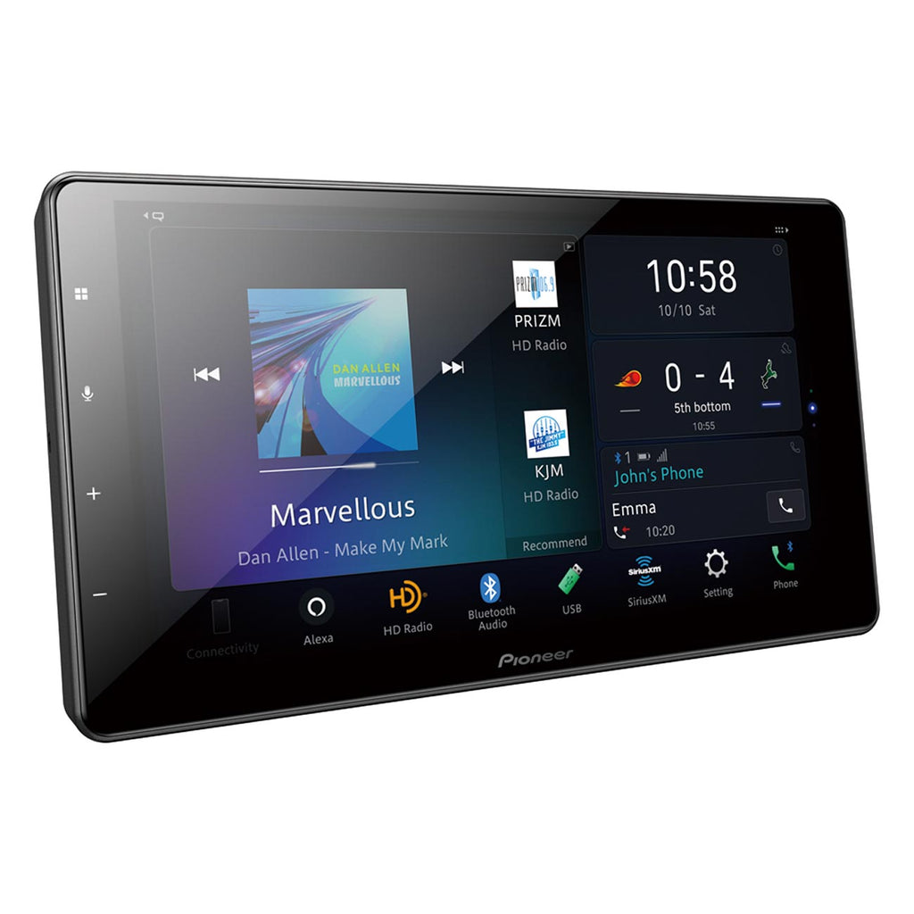 Pioneer Single DIN Modular 9" Display Mechless Digital Media Receiver, Hi-Res Certified, Apple CarPlay®, Android Auto™, Amazon Alexa Built-in, Bluetooth®, Wifi®