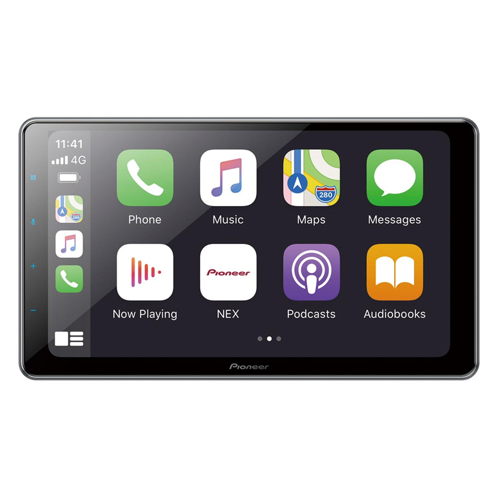 Pioneer Single DIN Modular 10.1" Floating Display Mechless Digital Media Receiver, Apple CarPlay®, Android Auto™, Amazon Alexa via Pioneer Vozsis, Bluetooth®, Wifi®