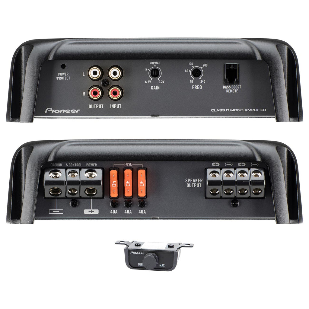 Pioneer Monoblock Amplifier, 2400 Watts Max
