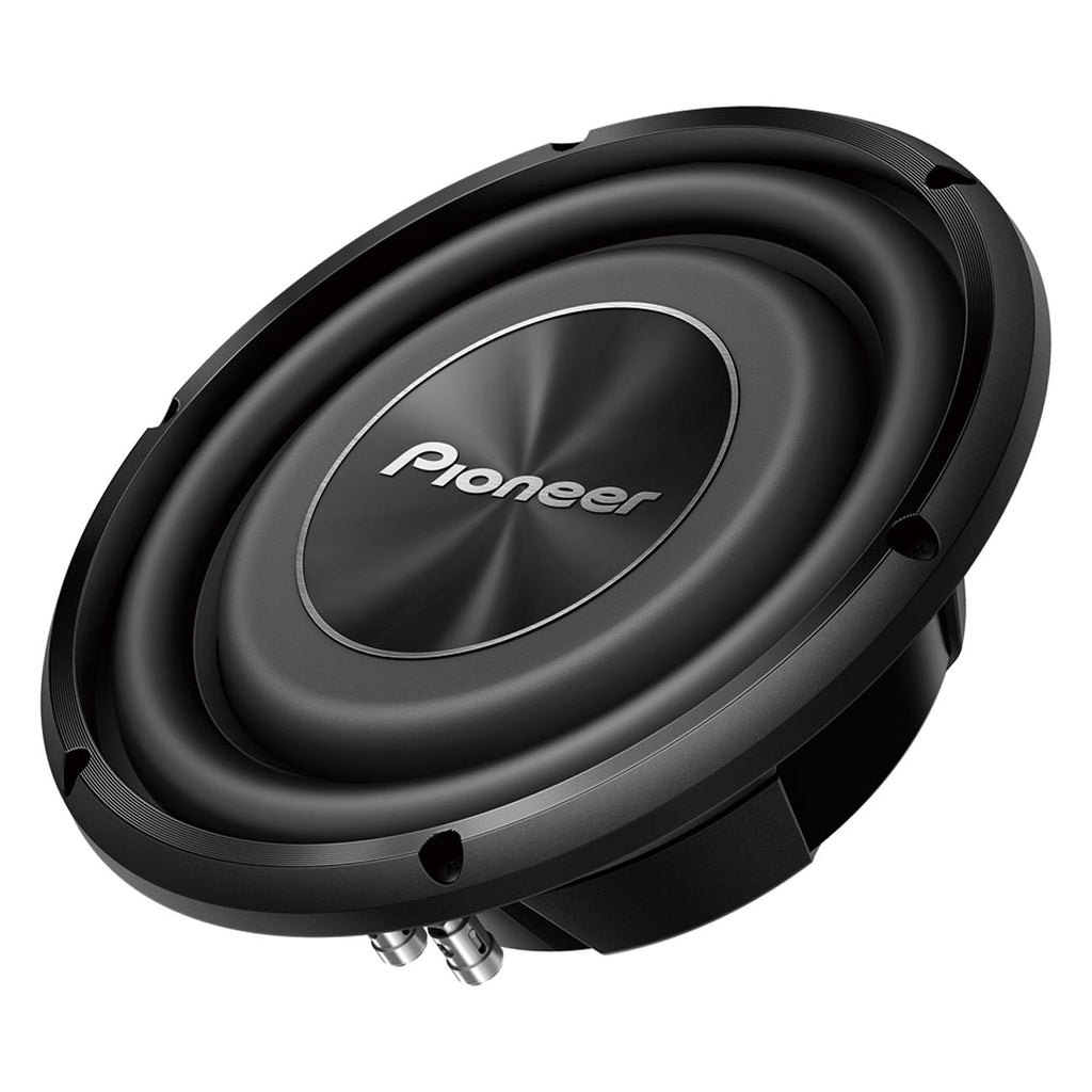 Pioneer 10" Shallow Mount Woofer, 1200W Max / 300W RMS, Single 4 Ohm Voice Coil