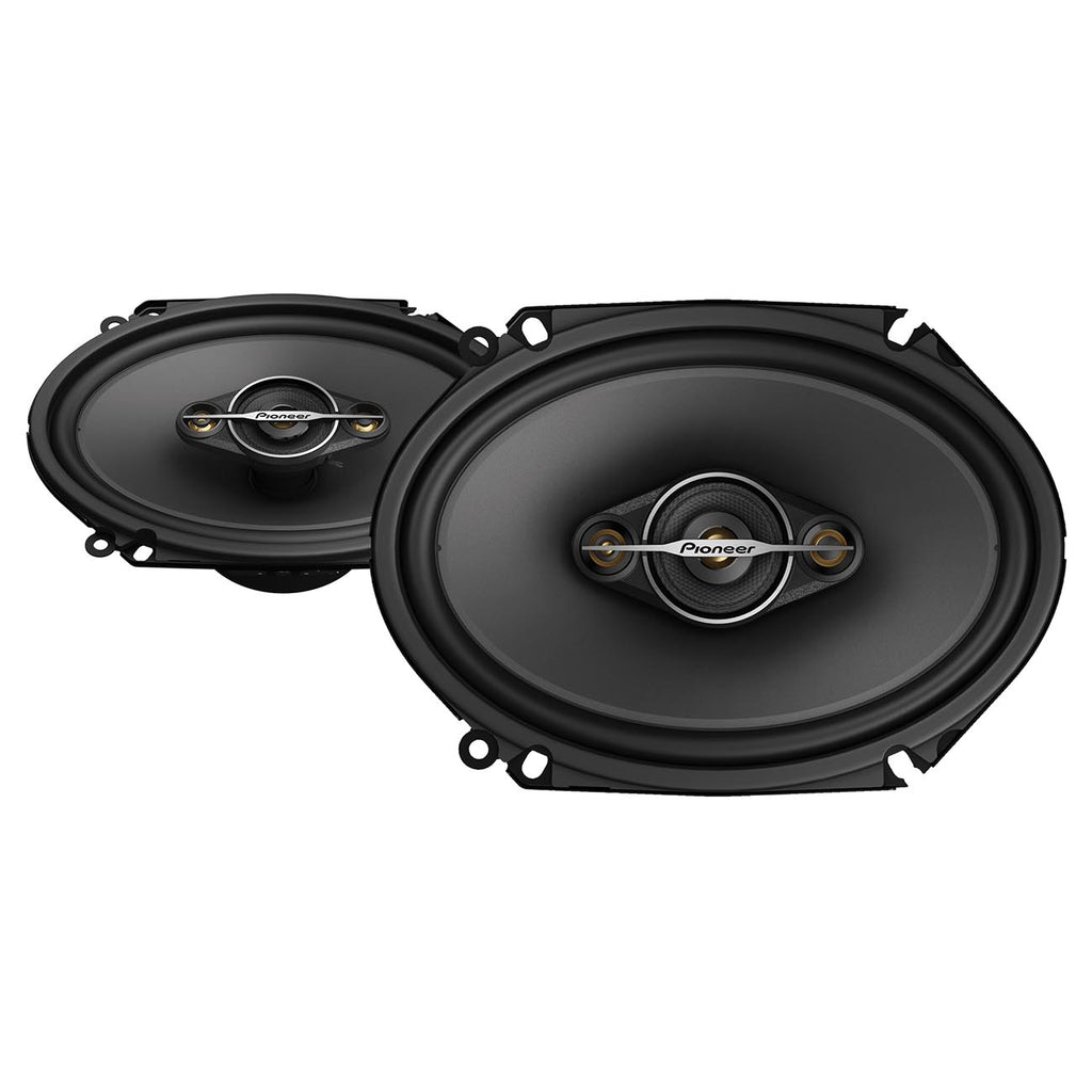 Pioneer 6×8" 4-Way Full Range Speakers - 350W Max / 80W RMS (Pair)