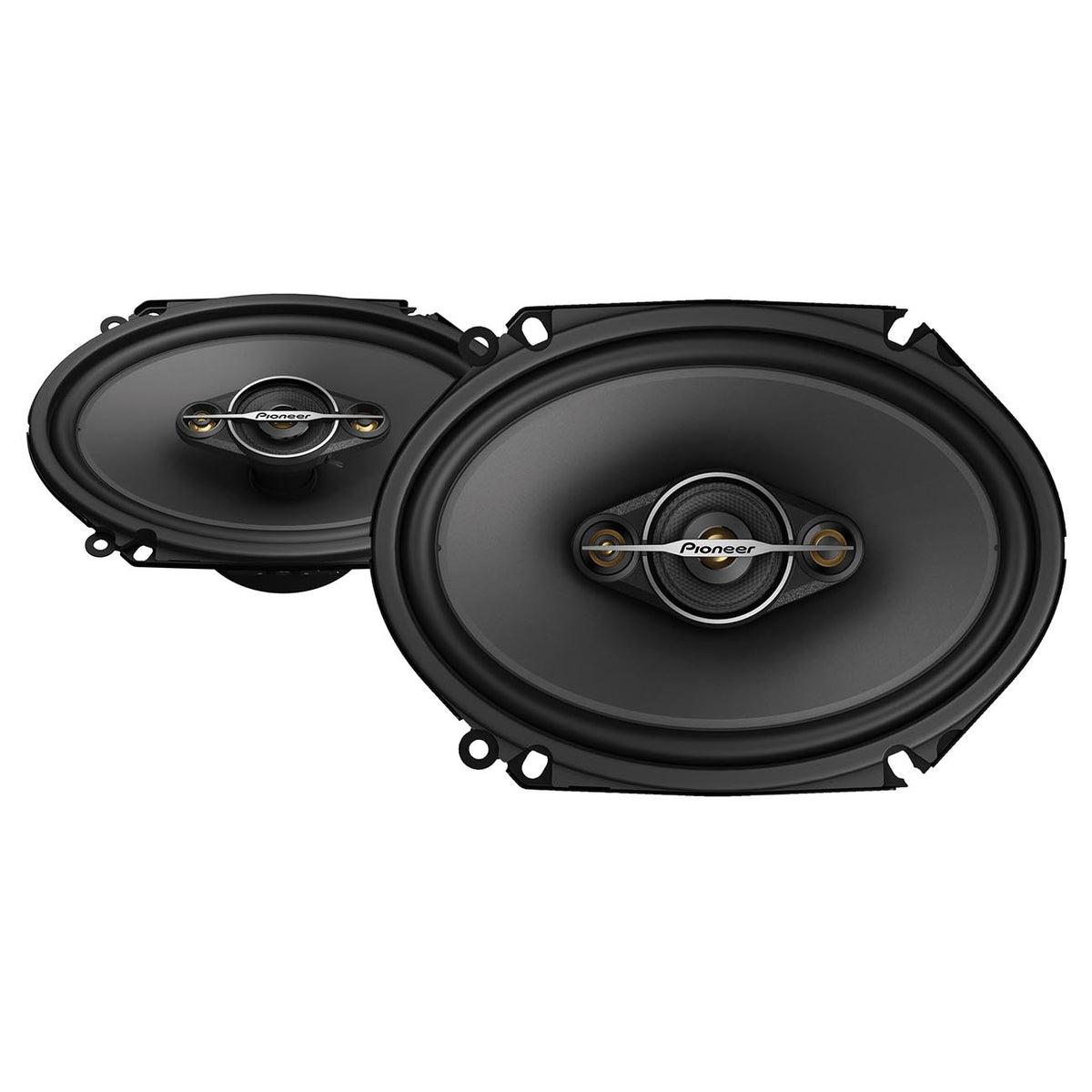 Pioneer 6×8" 4-Way Full Range Speakers - 350W Max / 80W RMS (Pair)