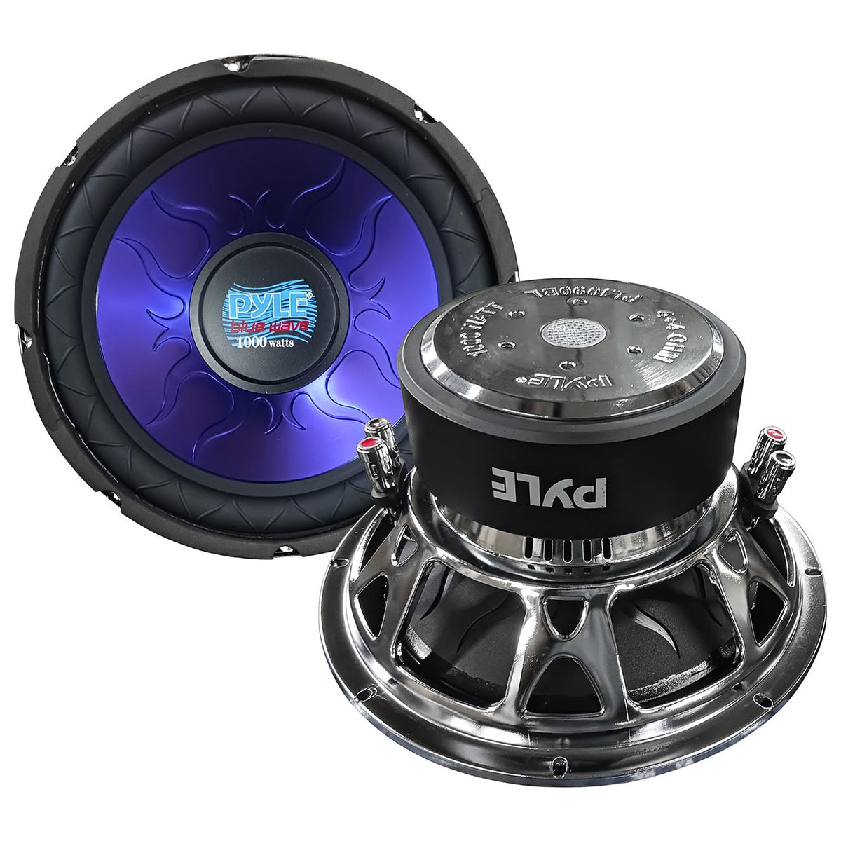 10″ Woofer, 500W RMS/1000W Max, Dual 4 Ohm