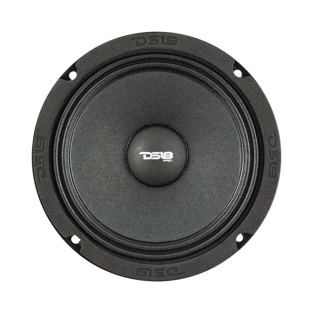 DS18 6.5" Shallow Mount Mid-Range Speaker, 150W RMS/300W Max, 4 Ohm