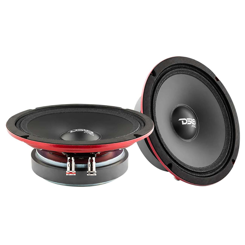 DS18 6.5" Water Resistant Midrange Speaker, 200W RMS/400W Max, 2 Ohm (Sold Each)