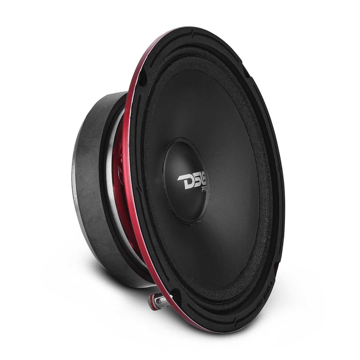 DS18 PRO 6.5" Slim Mid-Range Speaker with Water-Resistant Cone, 200W RMS/400W Max 4 Ohm (Sold Each)