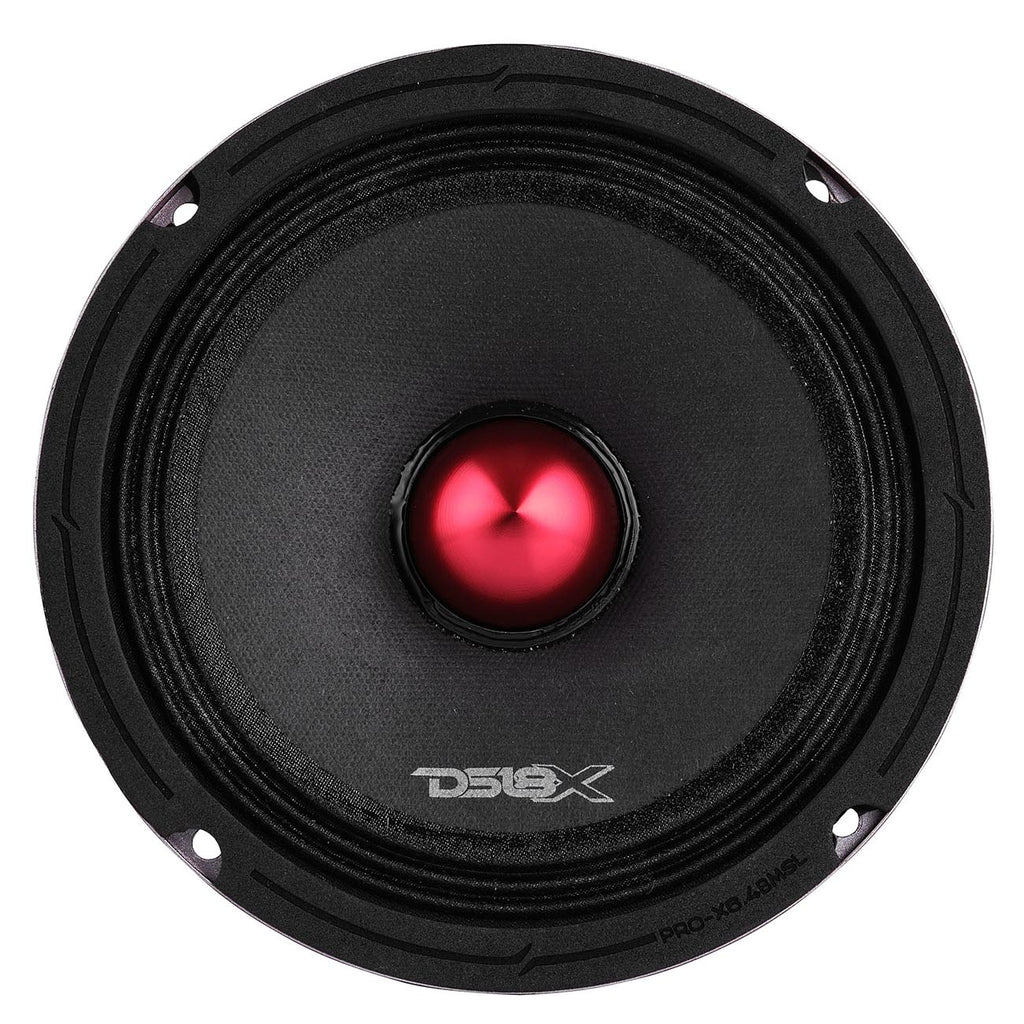 DS18 6.5" Shallow Mount Midrange Bullet Speaker, 200W RMS/400W Max, 4 Ohm (Sold Each)