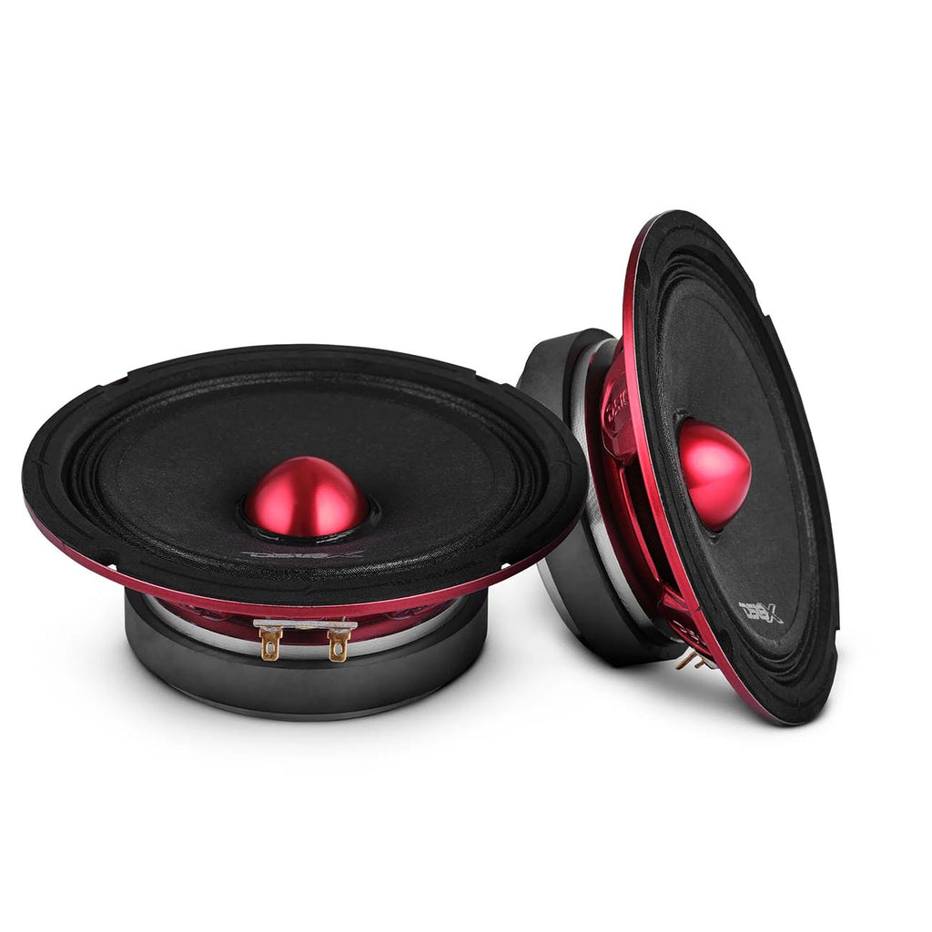 DS18 6.5" Shallow Mount Midrange Bullet Speaker, 200W RMS/400W Max, 4 Ohm (Sold Each)