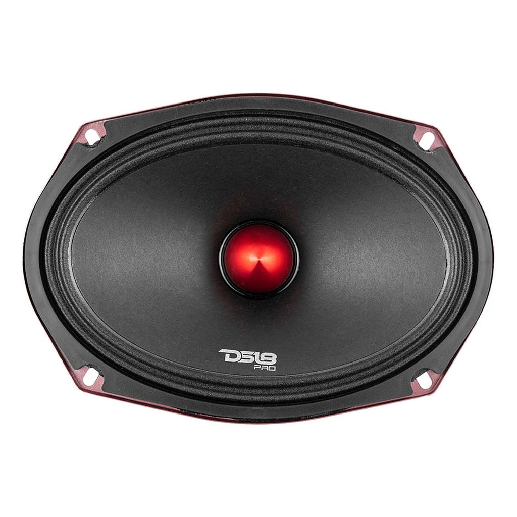 DS18 6×9" Midrange Bullet Speaker, 200W RMS/400W Max, 8 Ohm (Sold Each)