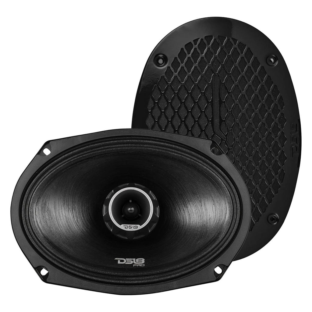 DS18 6×9" 2-Way Midrange Speaker, 275W RMS/550W Max, 4 Ohm (Sold Each)