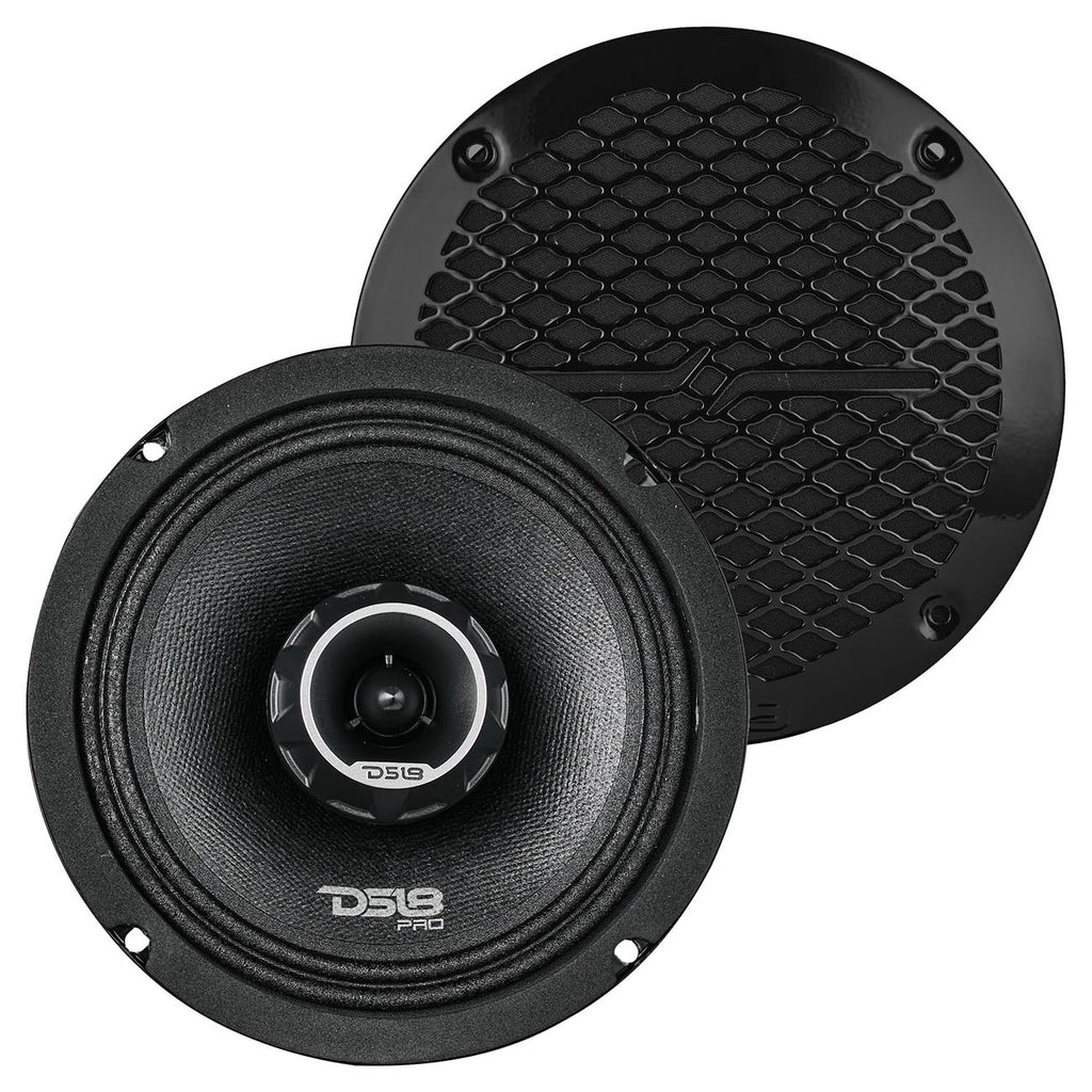 DS18 6.5" 2-Way Midrange Speaker, 225W RMS/450W Max, 4 Ohm (Sold Each)