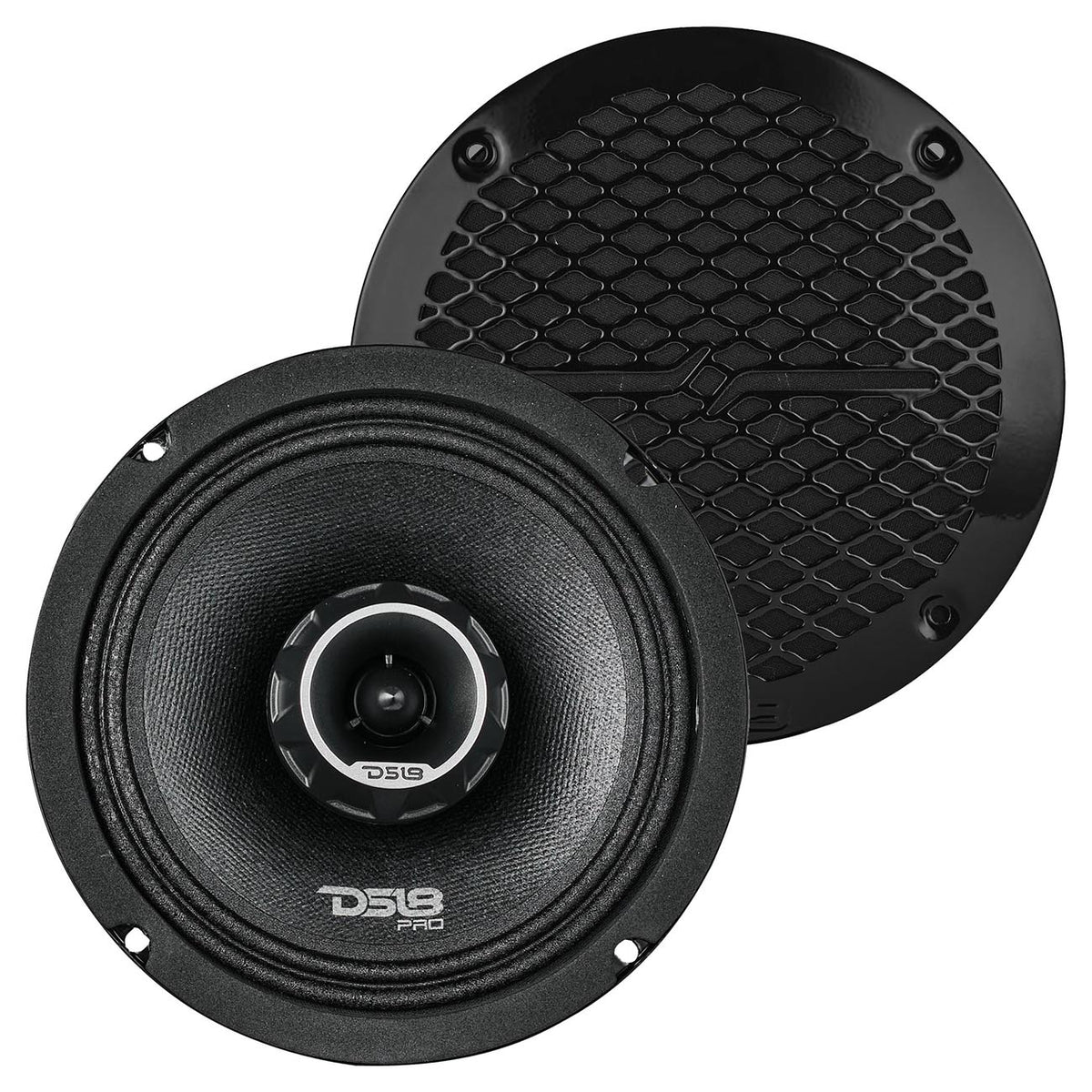 DS18 6.5" 2-Way Midrange Speaker, 225W RMS/450W Max, 4 Ohm (Sold Each)