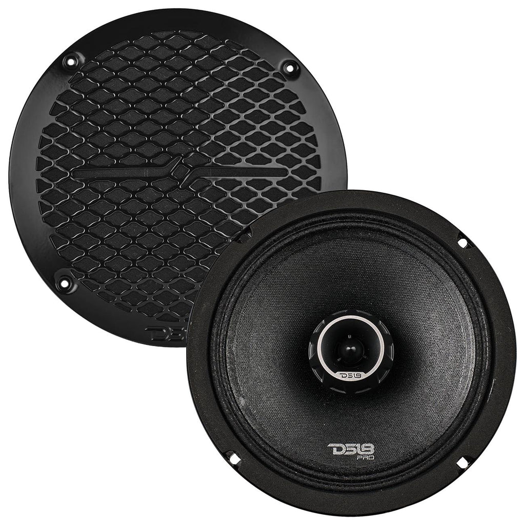 DS18 8" 2-Way Midrange Speaker, 275W RMS/550W Max, 4 Ohm (Sold Each)